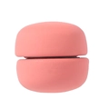 Matte pink macaron magnetic scarf buckle with smooth round minimalist design - Matte Bright Pink