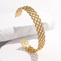 Hollow Woven Grid Style (SZ003-Gold Color)