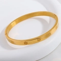 【36】golden Snowflake Bracelet