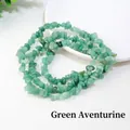 Natural Green Aventurine irregular stone beads for DIY jewelry making and craft projects - Green Aventurine (Circumference Approx. 80cm)