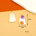 Dettaglio del ciondolo fantasma con dimensioni 25mm per 15mm e peso di 1,6g - Fantasma di Zucca