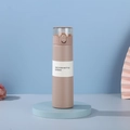 Mini mocha brown 250ml stainless steel vacuum bottle with one-click flip lid - Gentleman Brown 250ml