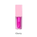 Γυαλιστερό κερασί lip gloss σε διαφανές σωληνάριο με ροζ καπάκι για γεμάτα χείλη - 9Κεράσι