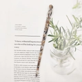 Elegant tortoise shell patterned hair pin with a spiral top for chic daily hairstyles - Tan Marble (3#)