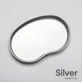 Silver kidney-shaped stainless steel tray for jewelry storage weighing 77.6g - Kidney Tray - Silver