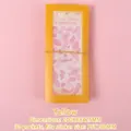 Yellow loose-leaf sticker storage binder for scrapbooking, fits 75x180mm stickers - 30 Pockets / Yellow