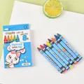Crayons de couleur pour enfants 8 couleurs boîte lapin bleu pour dessin scolaire - 8 Couleurs Boîte Bleue