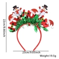 Christmas snowman headband measurements 22x23cm with Ho Ho letters and festive decorations - HO Snowman Style