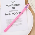 Cute pink cartoon gel pen with honey bee topper for students and office creative stationery - Pink Bee