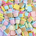 Mini macaron milk tea cup resin charms for DIY jewelry and nail art decoration - 01# Milk Tea Small