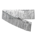 Metallic silver foil fringe curtain for birthday party backdrop decoration - Silver