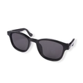 Classic black square-frame pet sunglasses for cats and dogs with dark lenses - Dark Lens Square