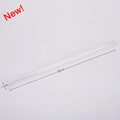 Reusable 26cm long transparent TRITAN straw with 1.2cm diameter for bubble tea and drinks - Transparent Beveled Straw / 1.2*26cm