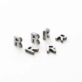 DIY gold plated metal letter R beads for jewelry making with antique finish - Letter R / Silver Gray