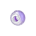 Purple faceted resin charm bead with S925 silver core for European charm bracelets - Style 34 (Purple)