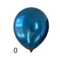 Metallic chrome blue latex balloon 10 inch size for wedding and New Year party decoration - Blue
