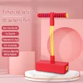 Pogo stick in schiuma rossa per bambini con suono e materiale in gomma NBR resistente - Rosso con suono - Medio