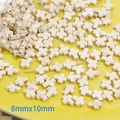 Macro shot of 8x10mm white turquoise stone cross beads for DIY jewelry making - Mini Cross (8mmx10mm)