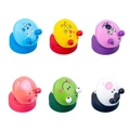 Set of 6 colorful wooden cartoon animal castanets for kids musical early education - Animal Sand Block