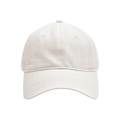 Detail of white cotton baseball cap showing curved brim and fine multi-row stitching work - Pure White