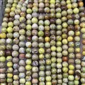 Natural imperial stone beads in green and yellow patterns for DIY jewelry making - Light Neon Yellow Emperor Stone