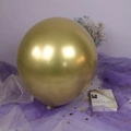 Large metallic chrome gold latex balloon for wedding and festive party decoration - Metallic Gold - Extra Large