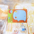 Blue elephant-shaped animal sticky notes for to-do lists and cute student memos - Elephant
