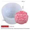 Molde de silicona para pastel de luna con diseño de Kylin y medidas detalladas del producto - Estilo Kylin 1 YB-78