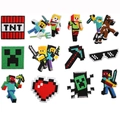 Detalle del set de 12 parches bordados pixel art con iconos de juegos clásicos - W31sj-116-yt Juego De 12