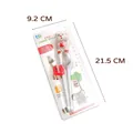 Pink pig cartoon training chopsticks for kids with finger rings in blister packaging - Pig Training Chopsticks (Paper Card)