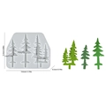 Christmas tree silicone mold for DIY resin candle holders and gypsum holiday decorations - Christmas Series Plugin (B02) / White