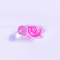 Luminous pink turtle resin figurine for micro landscape and terrarium decoration - Small / Light Pink