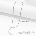 1.5mm silver stainless steel box chain necklace with lobster clasp and extension - 1.5mm Small Box Chain - Silver