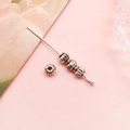 Pumpkin Shape Spacer Bead 4x4mm