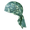 Skull camouflage cycling do-rag with adjustable long tail for outdoor sun protection - Cool Toned Camouflage Skull Style (5#)