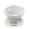 White melamine rectangular sauce dish with rounded edges, size 9x3cm for soy and condiments - 3.2 Inch Small Oil Dish