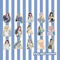 Anime girl PET stickers set featuring 15 unique characters with gold foil floral details - Heartbeat Idol
