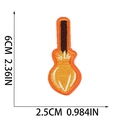 Detail view of Halloween letter embroidery patch with 6cm height and 2.5cm width dimensions - Letter I