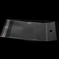 Clear self-sealing plastic jewelry bag with hanging hole, size 6x12 cm for retail - Clear Hole Bag 6*12CM (Approx. 100pcs)