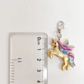 Colgante de unicornio con cierre de langosta medido a 3,5cm para diseño de joyas - Colgante de Unicornio Colorido