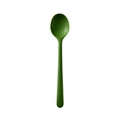 Heat-resistant small green silicone soup spoon for children's food with matte finish - Small Spoon / Green