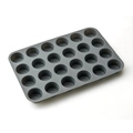 24-cup non-stick grey muffin tray for baking mini cupcakes and durable rectangular bakeware - 24-Cup Mini Muffin Pan
