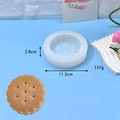 Silicone cookie mold detail with 11.5cm diameter and 2.8cm height for DIY baking - Deep Scalloped Biscuit Mold