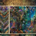 6x6 inch vintage scrapbook paper pad with 12 mixed floral patterns and 160gsm cardstock - 21009 24 Images