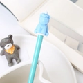Teal creative neutral pen with light blue 3D geometric cat figurine topper decoration - Lion