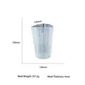 1000ml transparent silicone measuring cup with double scales and 180mm height - 1000ml Clear Triangular Measuring Cup