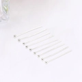 Silver ball head pins 0.6mm handmade jewelry finding 18k gold plating 10 pieces pack - Sterling Silver Color