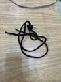 Handmade black woven rope with adjustable plastic toggle spring fastener buckle - 56-58cm / Black Woven Adjustment Rope (AB309)