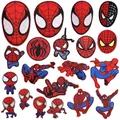 Collection d'écussons brodés Spider-Man avec diverses poses et têtes de personnages iconiques - W1zzx-169-yt Un Ensemble De 20