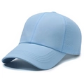 Hellblaue, schnell trocknende Baseballkappe mit atmungsaktivem Mesh für Sommersport - Verstellbar / Hellblau